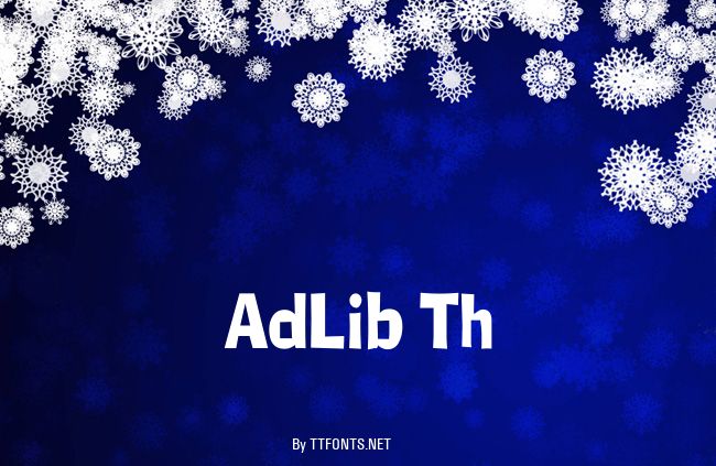 AdLib Th example